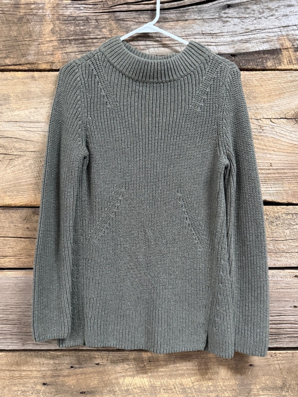 Talbots Olive Green cotton sweater, Small